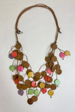 SYLCA Multi Penny Dangle Necklace