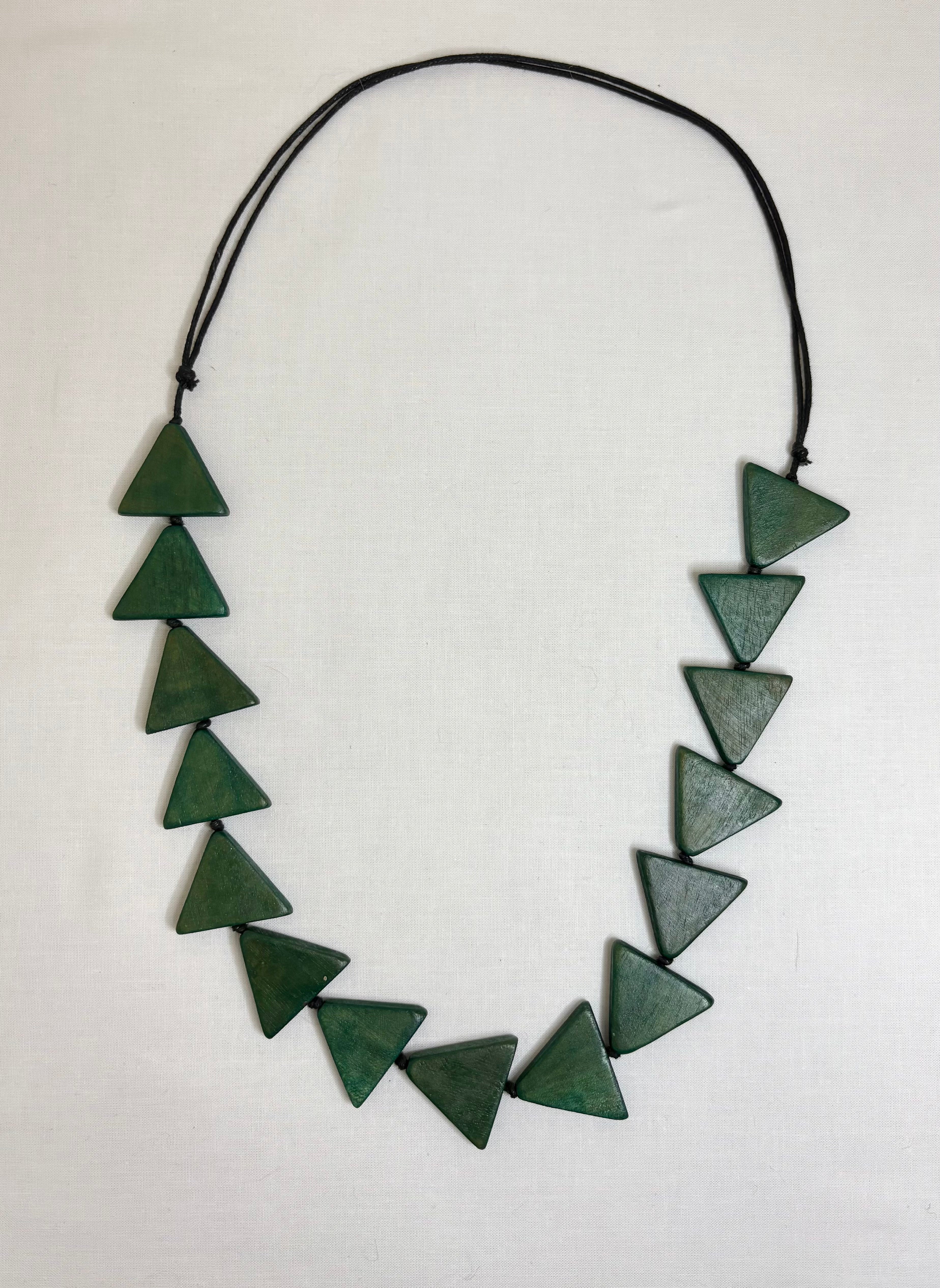 SYLCA Teal Triangle Joyce Necklace
