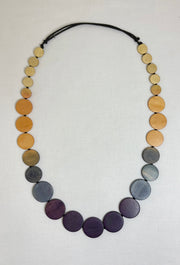 SYLCA City Sunset Bead Statement Necklace