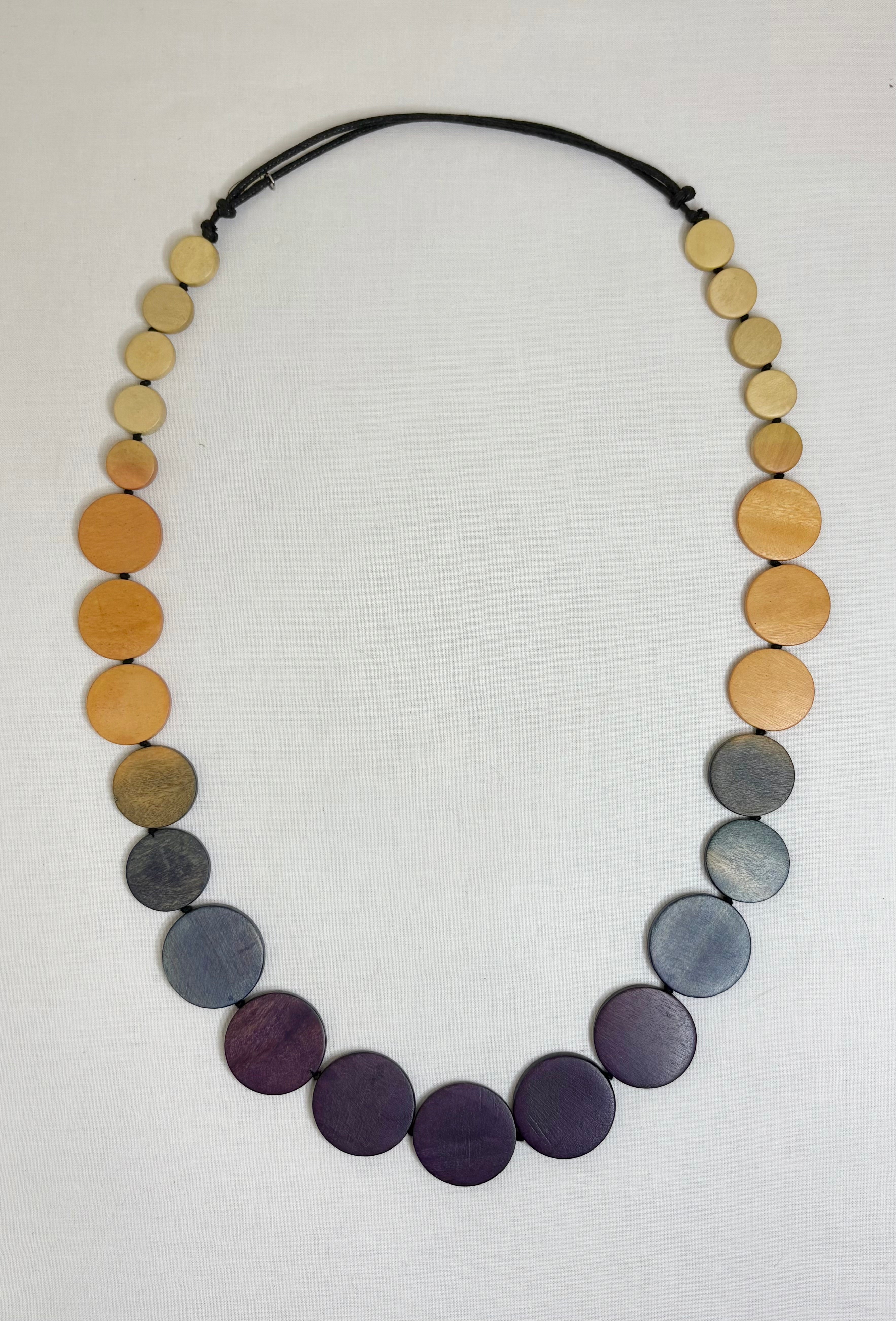 SYLCA City Sunset Bead Statement Necklace