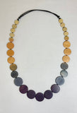 SYLCA City Sunset Bead Statement Necklace