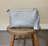 Ilse Jacobsen Woven Crossbody - SILVER