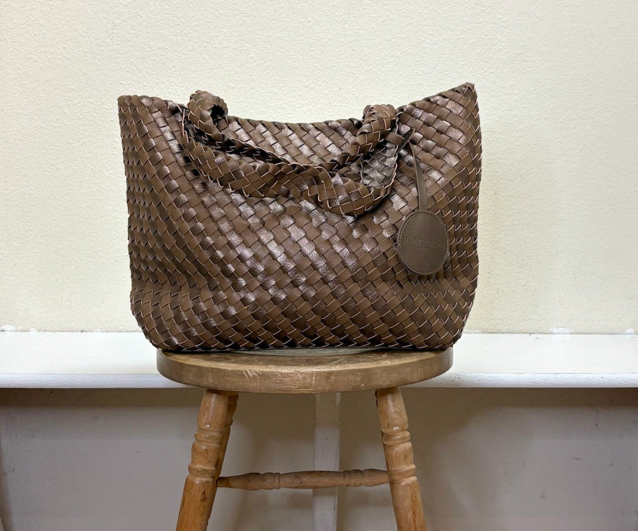 Ilse Jacobsen Reversible Tote -  OTTER/NOUGAT