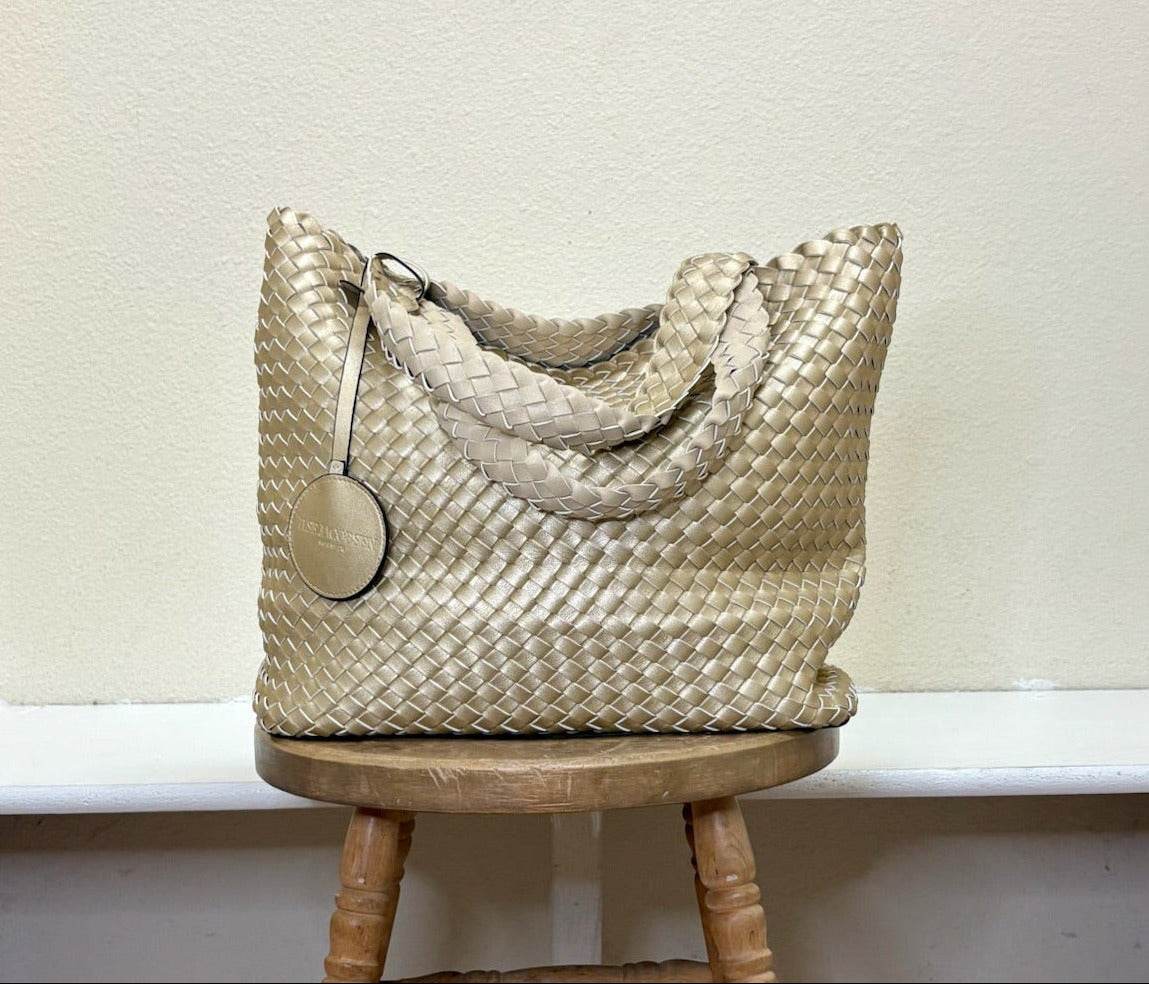 Ilse Jacobsen Reversible Tote -  IVORY/PLATIN