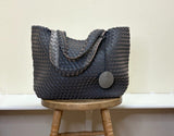 Ilse Jacobsen Reversible Tote -  DARK SHADOW/GUN METAL
