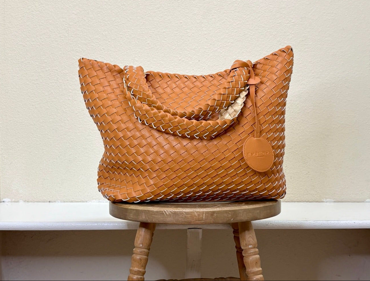 Ilse Jacobsen Reversible Tote -  GOLDEN NUGGET/GOLDEN NUGGET METALLIC
