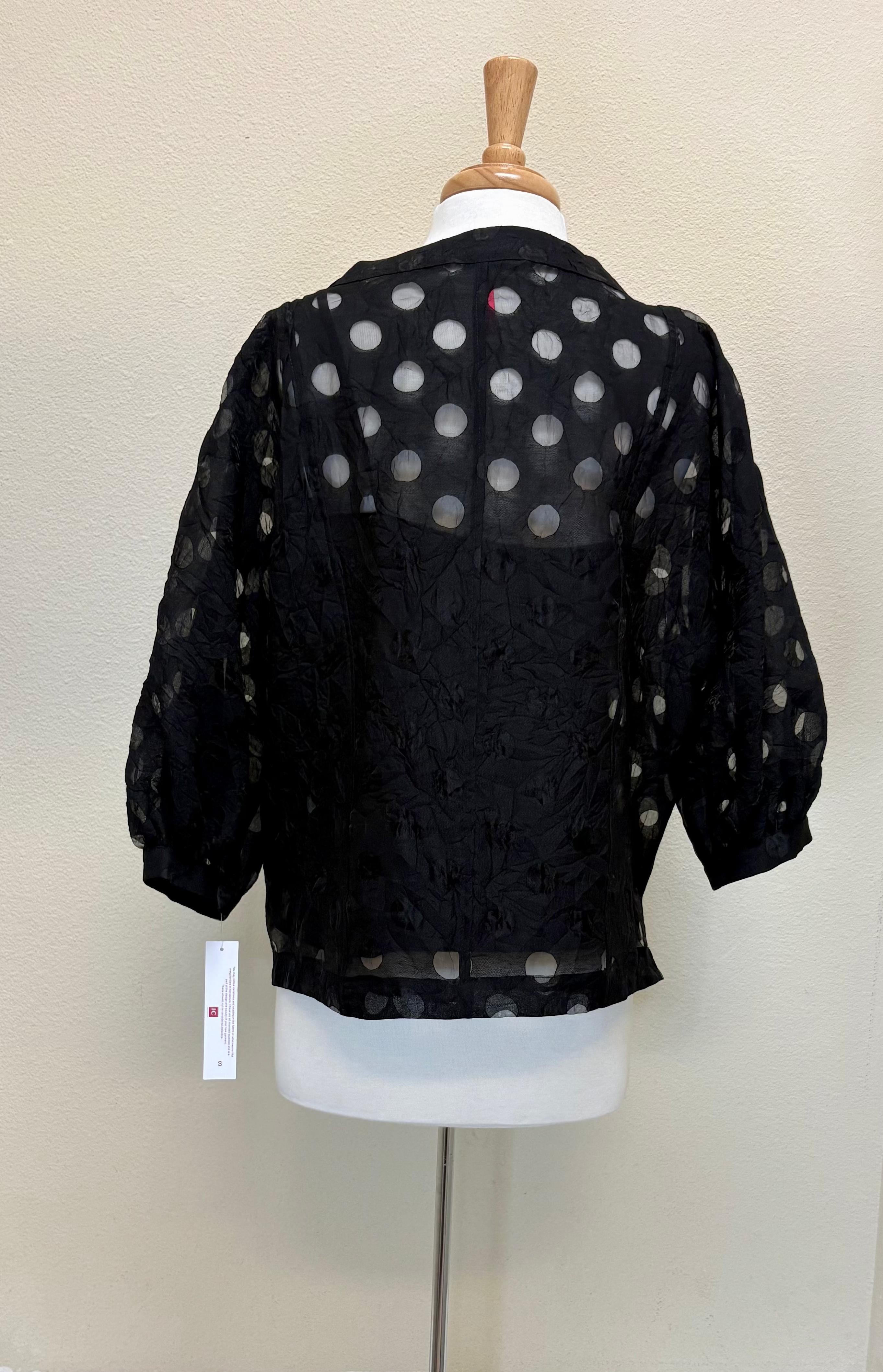 IC COLLECTION Top - 7017T - BLACK