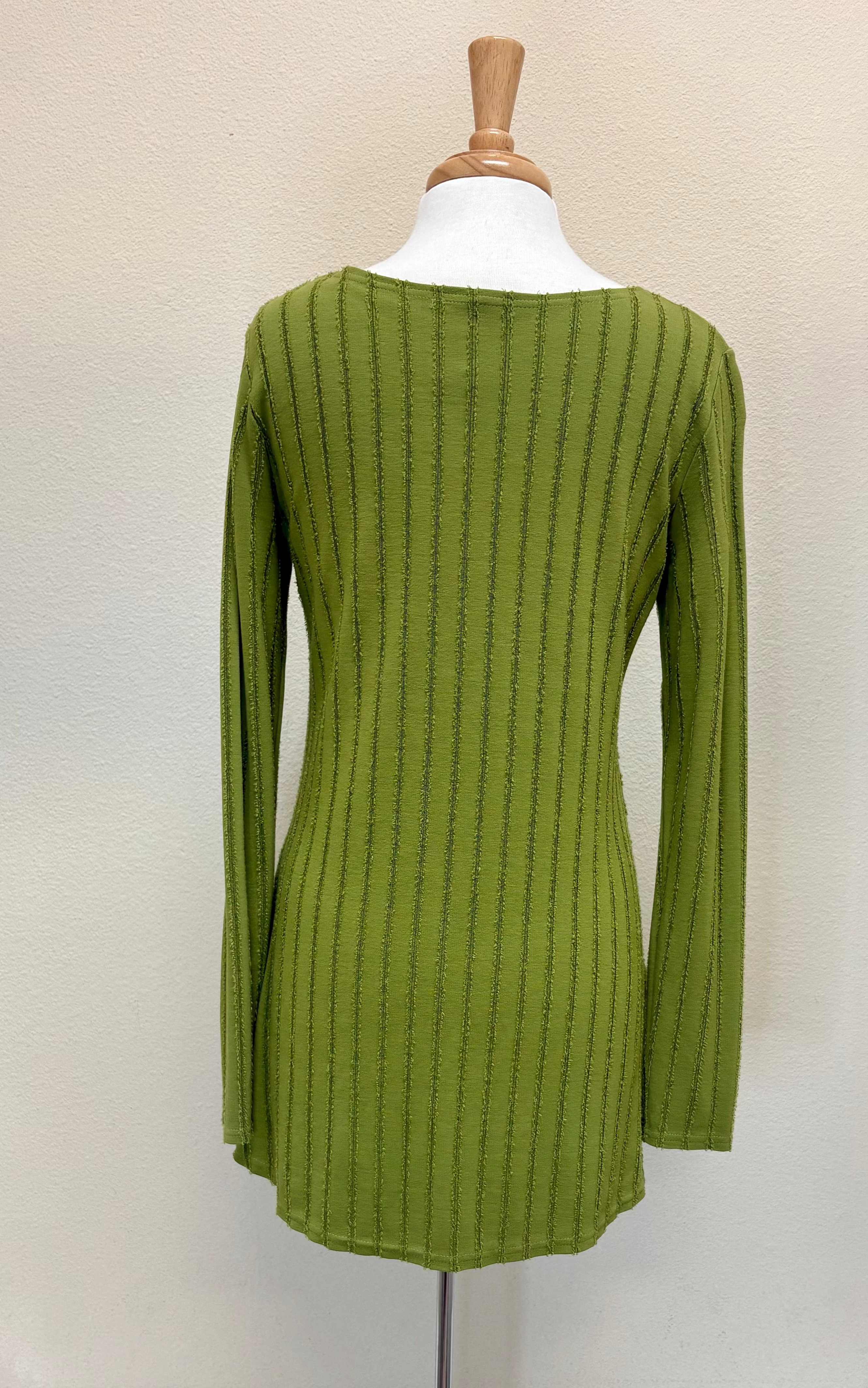 CUT LOOSE -  Frayed Stripe V Tee - 6517357 - FROG