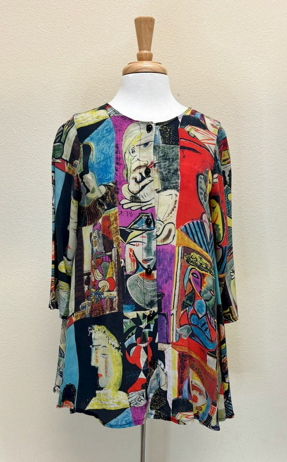 URU Top - P48 PICNIC PICASSO NATURAL