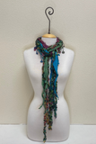 Monkey Mango Fringe Scarf - PRINT 24
