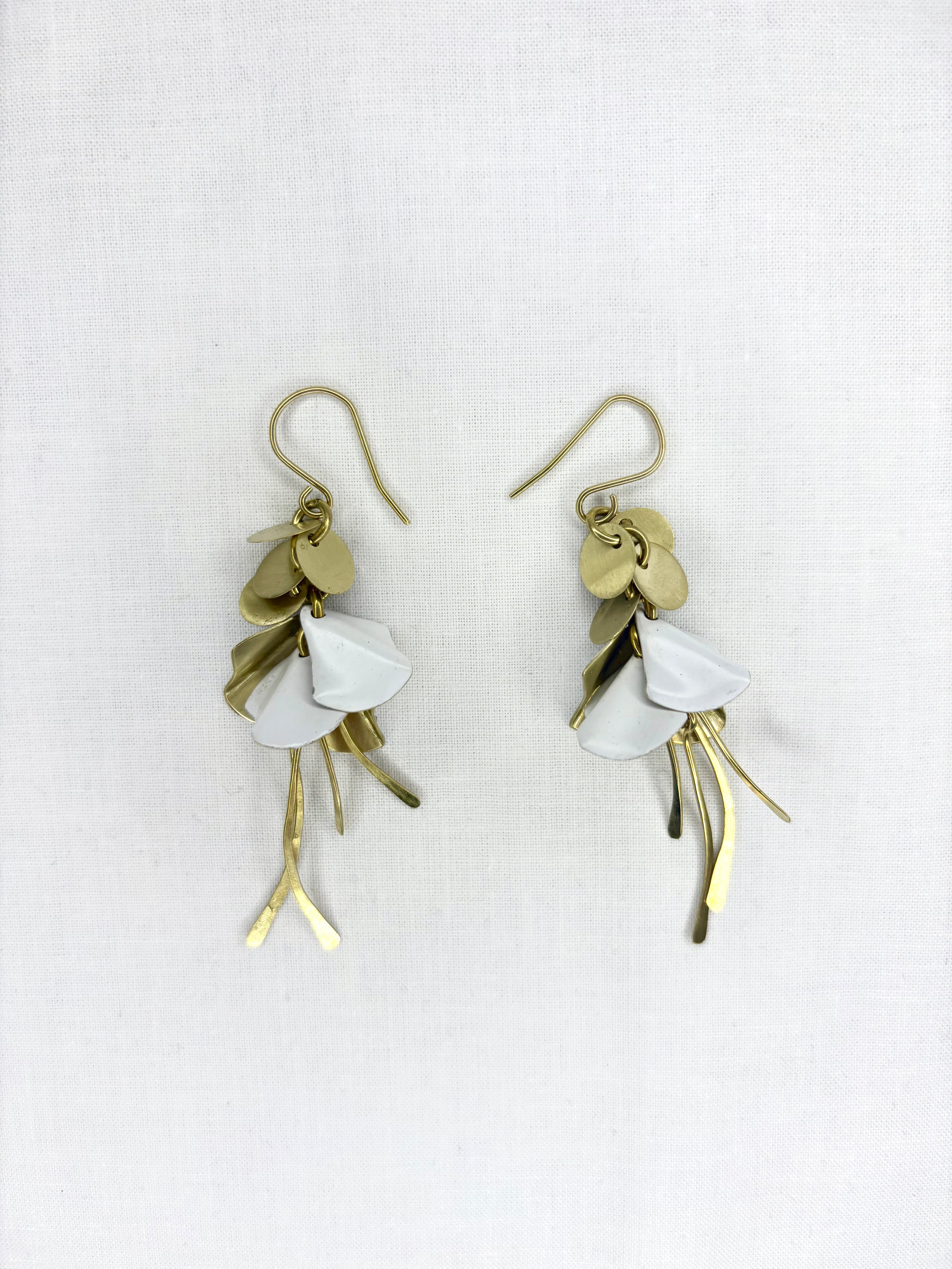 SIBILIA White Pollen Earrings
