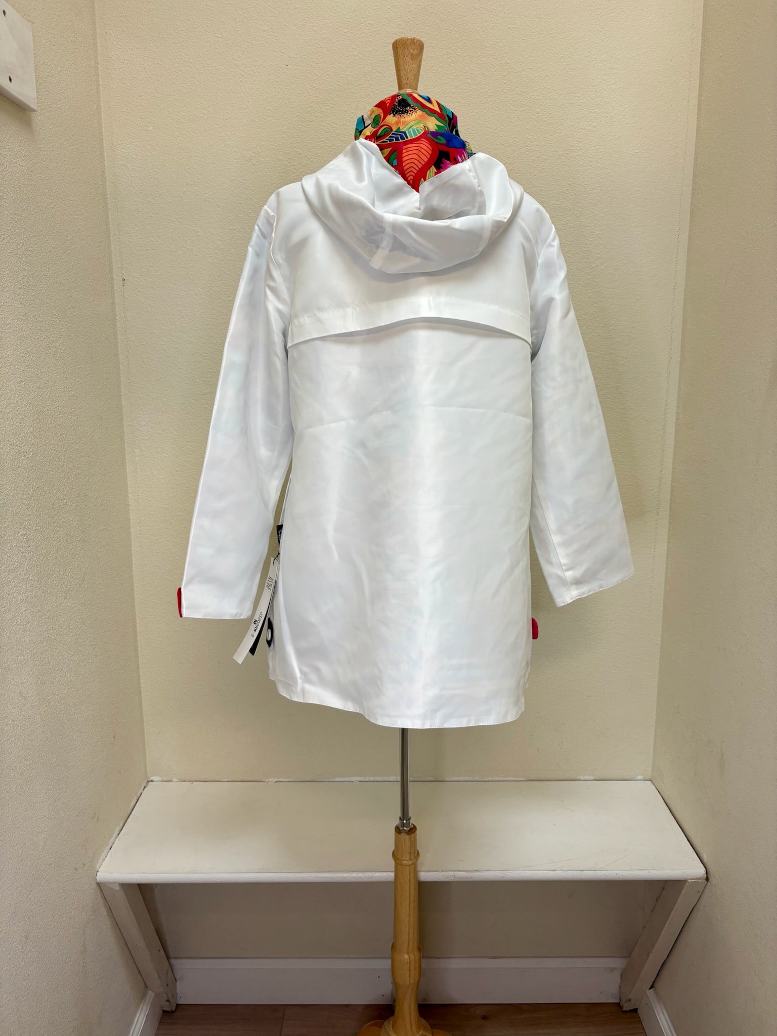Oopera Raincoat - WHITE Multi J3202RW-2