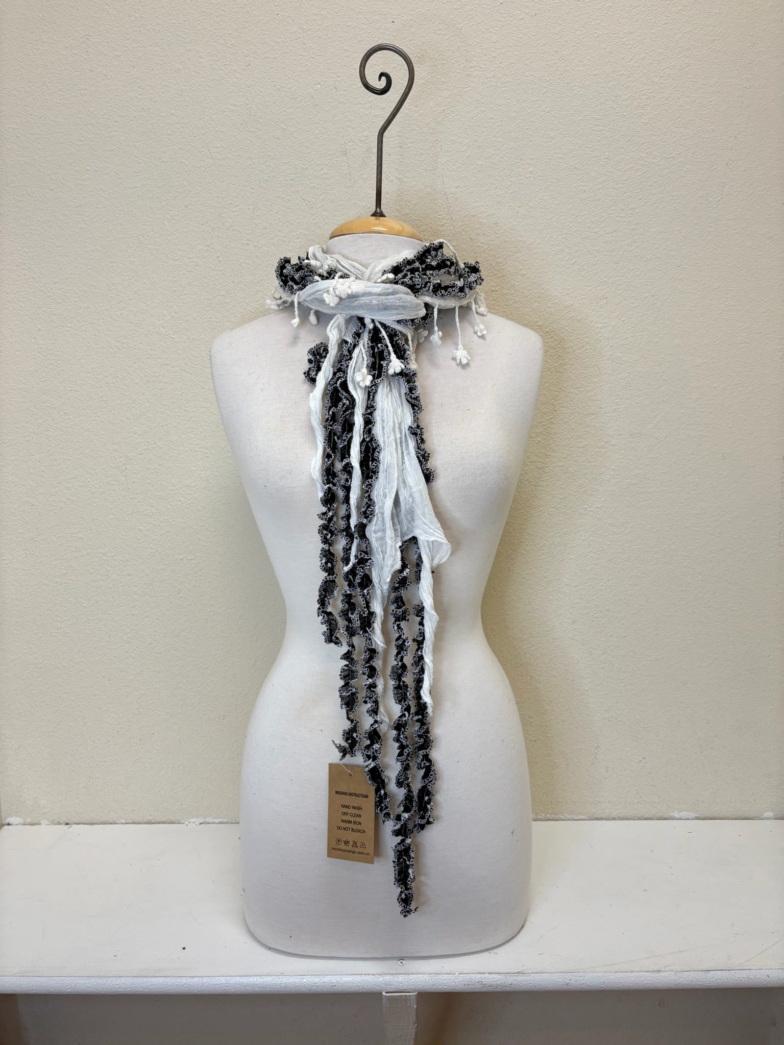 Monkey Mango Fringe Scarf - PRINT 52
