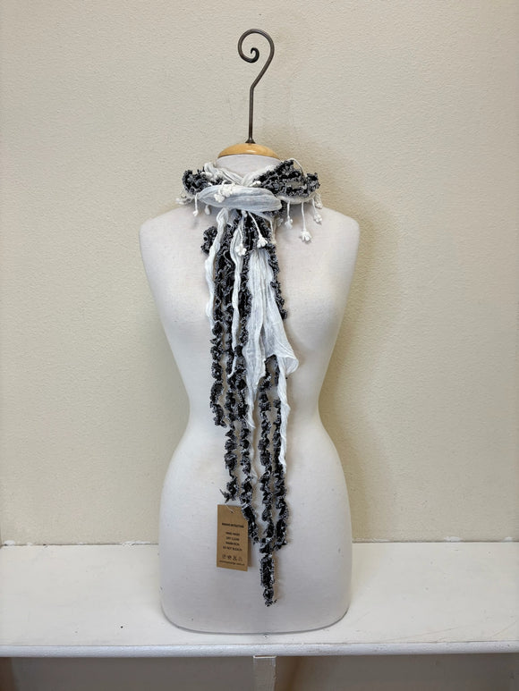 Monkey Mango Fringe Scarf - PRINT 52