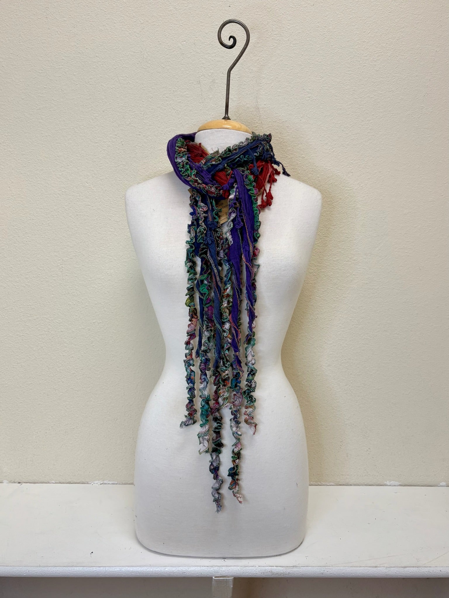 Monkey Mango Fringe Scarf - PRINT 70