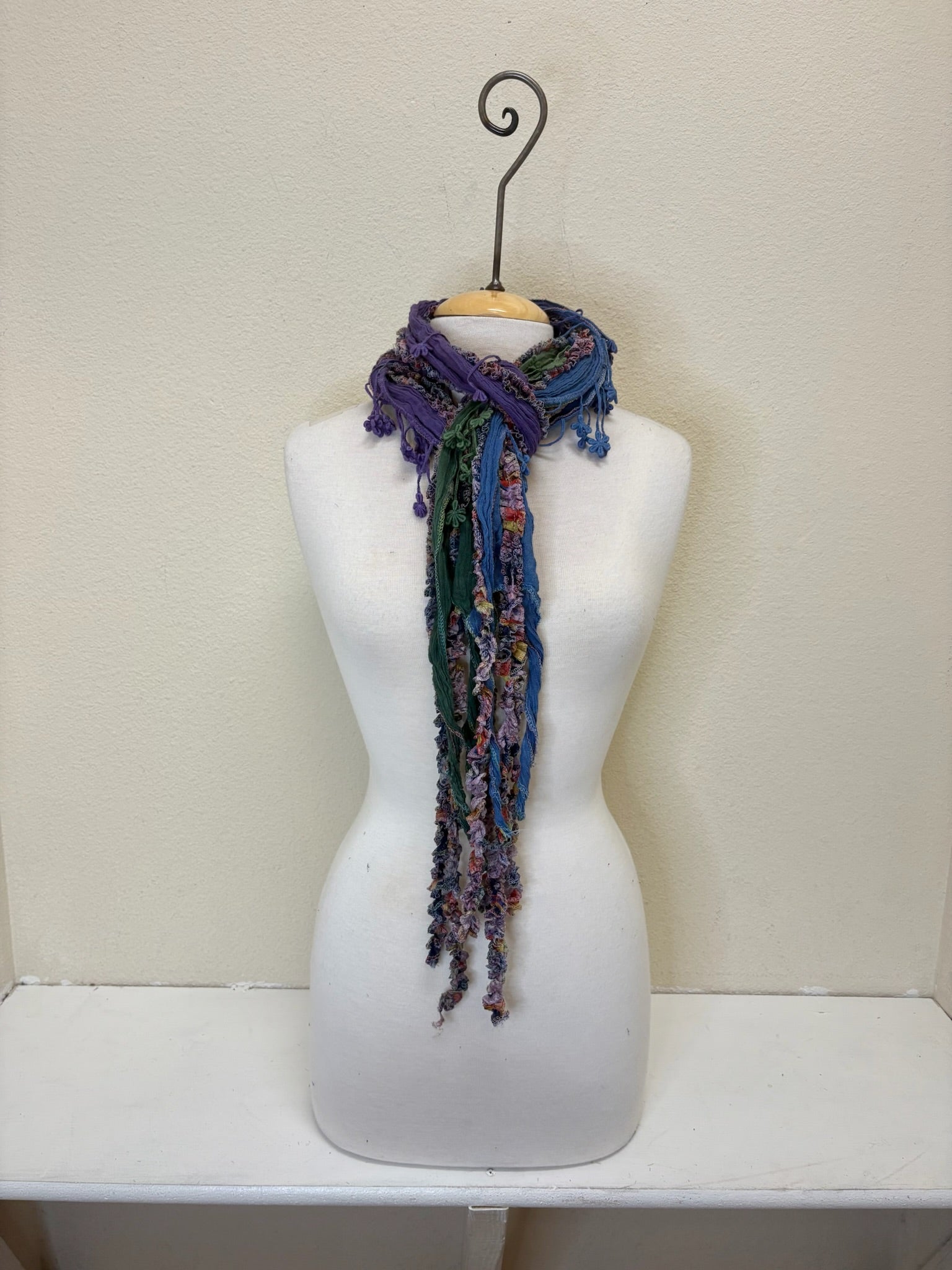 Monkey Mango Fringe Scarf - PRINT 72