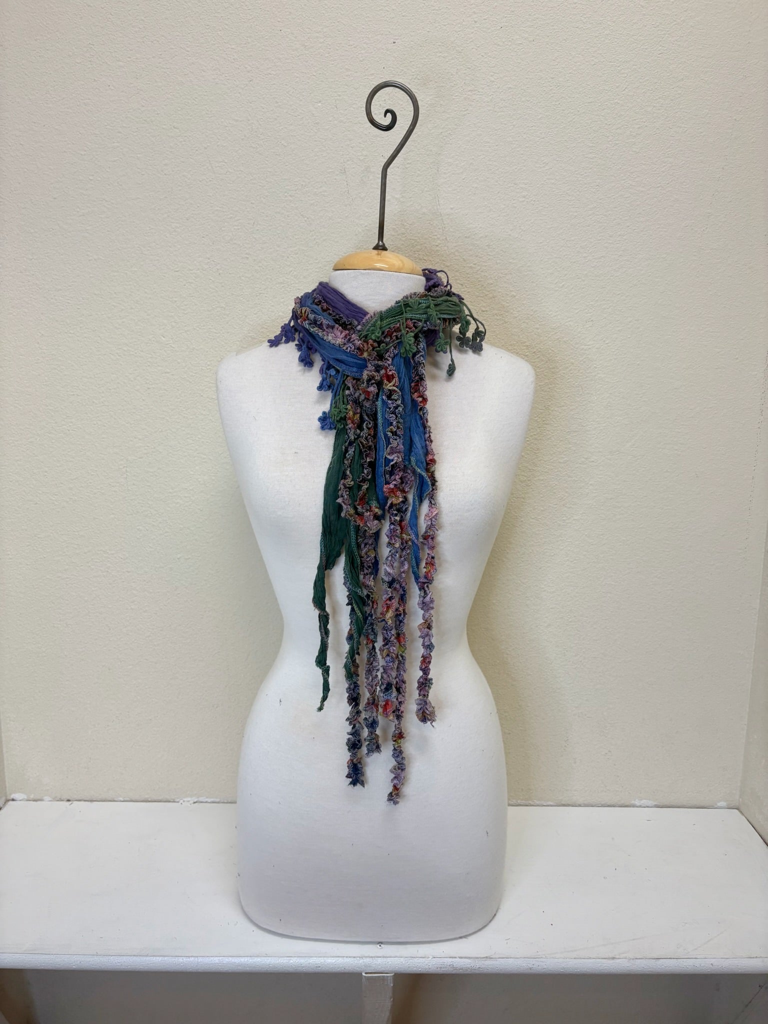 Monkey Mango Fringe Scarf - PRINT 72
