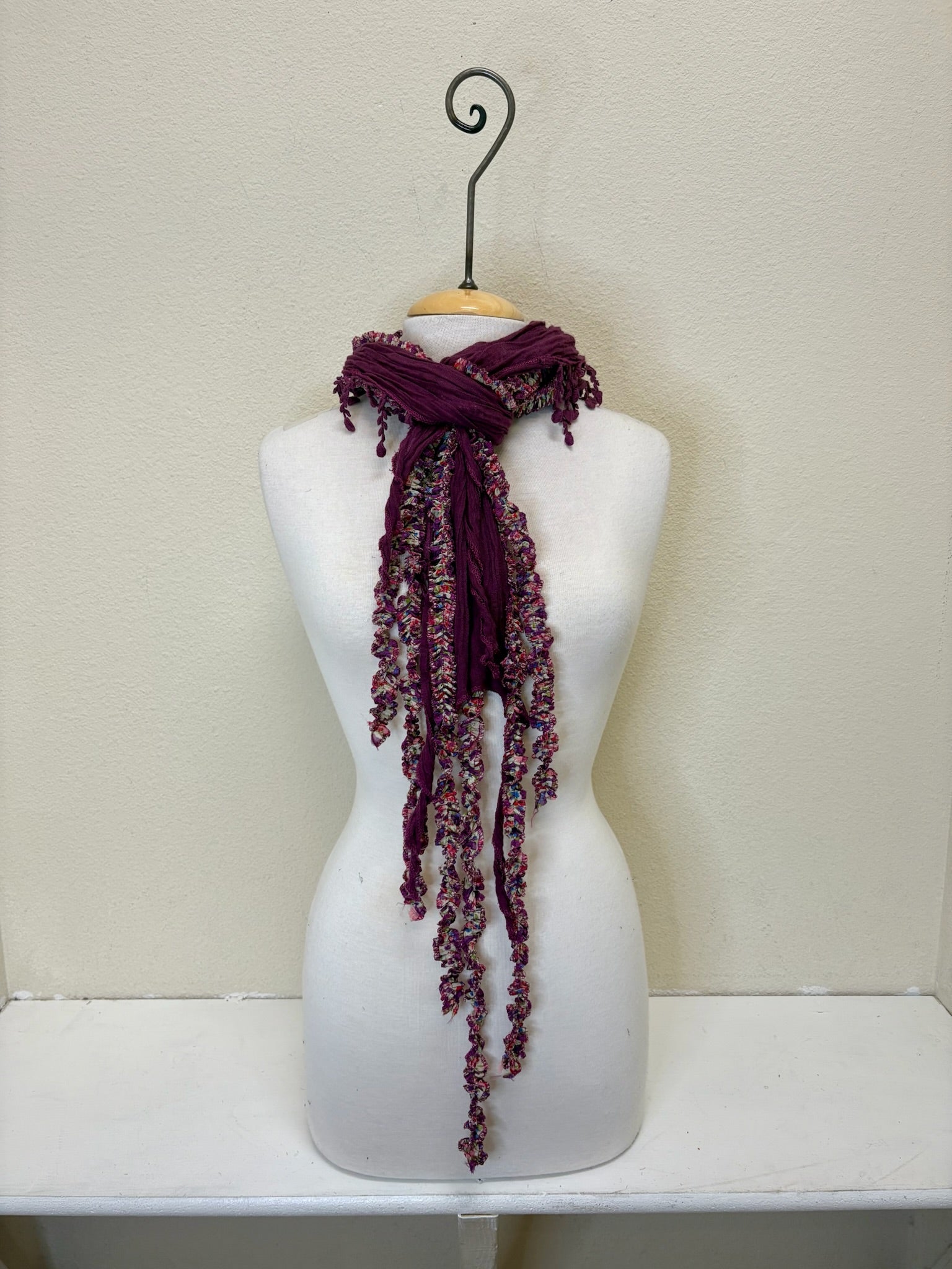 Monkey Mango Fringe Scarf - PRINT 69