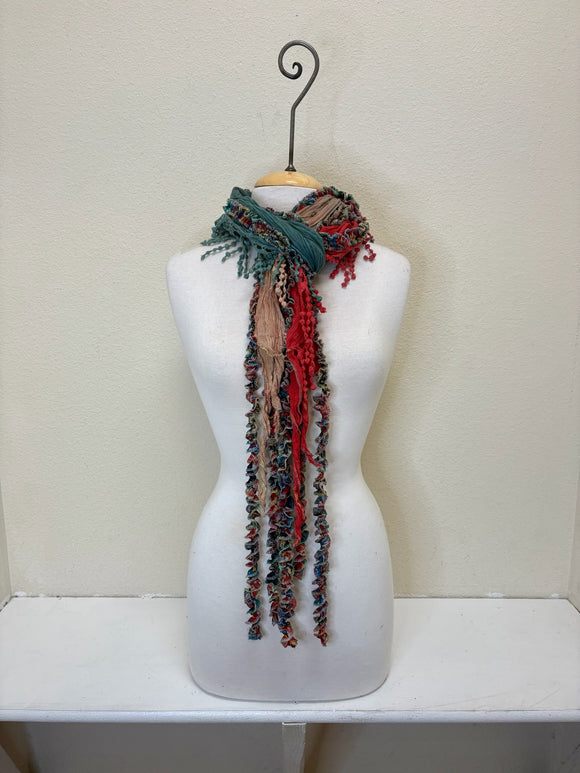 Monkey Mango Fringe Scarf - PRINT 82