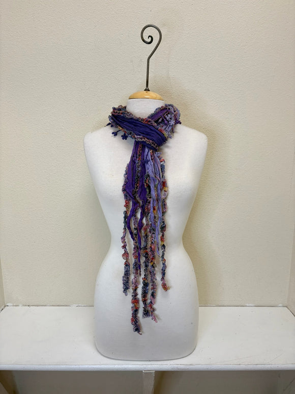 Monkey Mango Fringe Scarf - PRINT 26