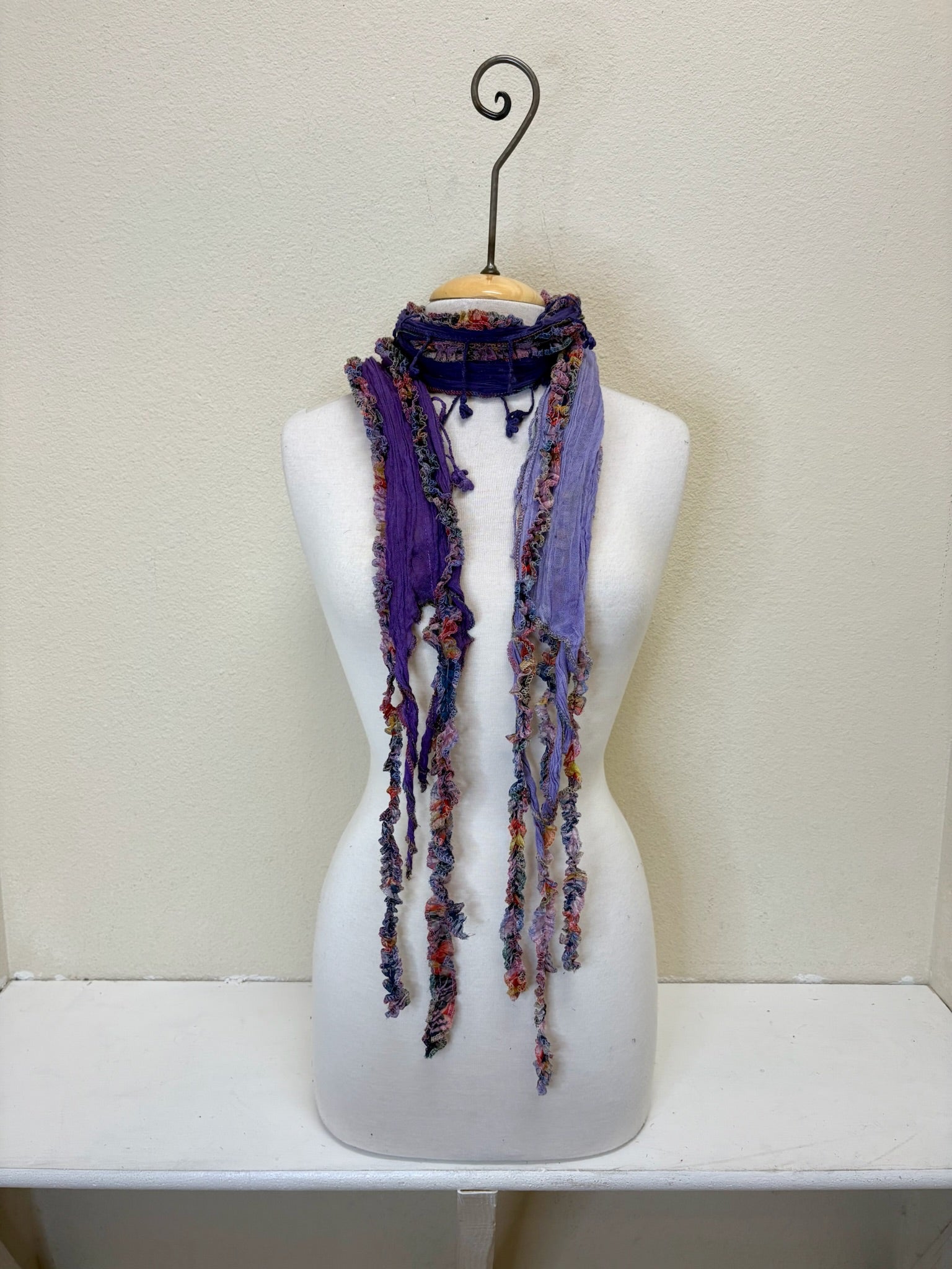 Monkey Mango Fringe Scarf - PRINT 26