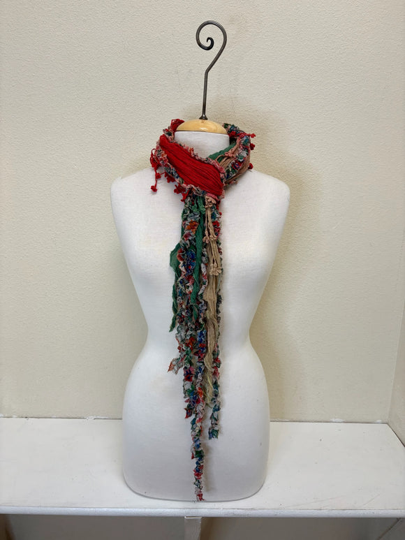 Monkey Mango Fringe Scarf - PRINT 41