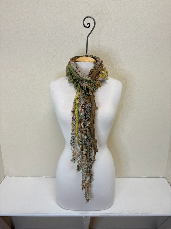 Monkey Mango Fringe Scarf - PRINT 61