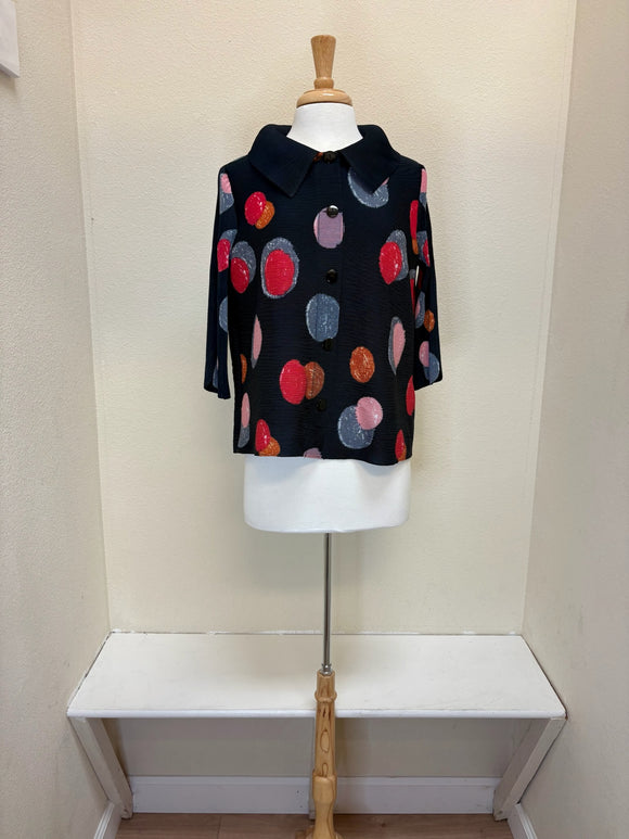 Vanite Couture Jacket - 61643 - BLACK MULTI