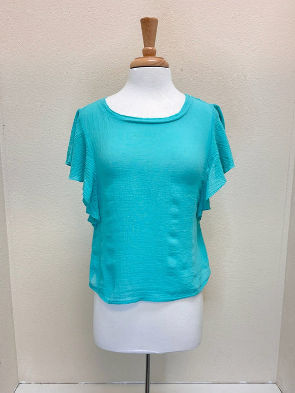 Prairie Cotton by CMC Ruffle Sleeve Tee