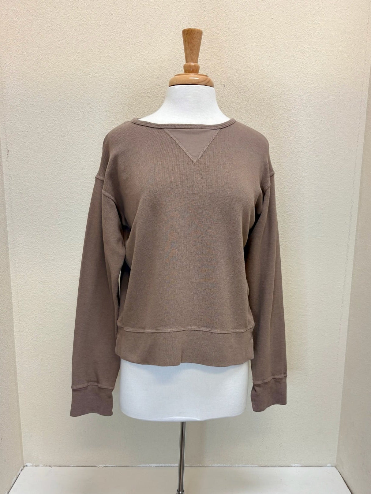 Prairie Cotton by CMC Relaxed Cozy Crew Crop - B236