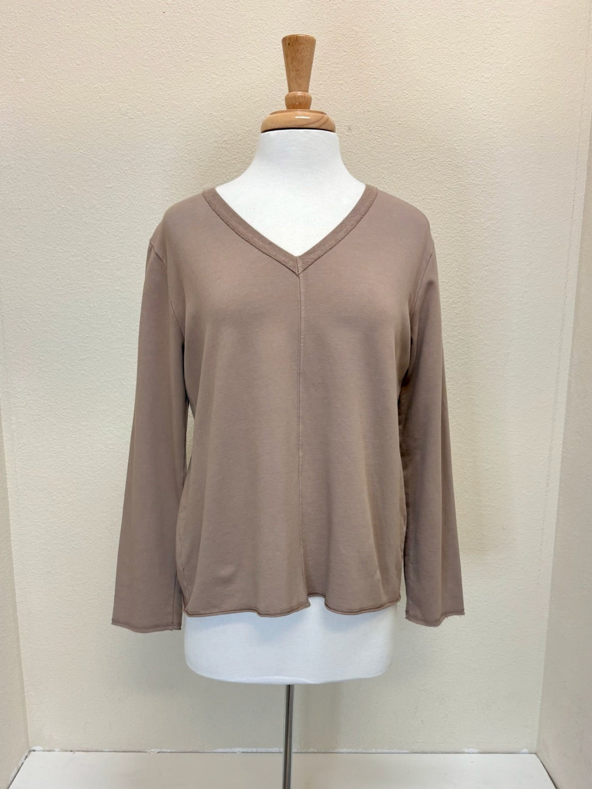Prairie Cotton by CMC Relaxed Raw Edge Pullover - ST664