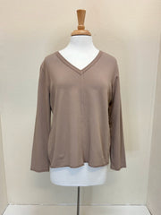Prairie Cotton by CMC Relaxed Raw Edge Pullover - ST664