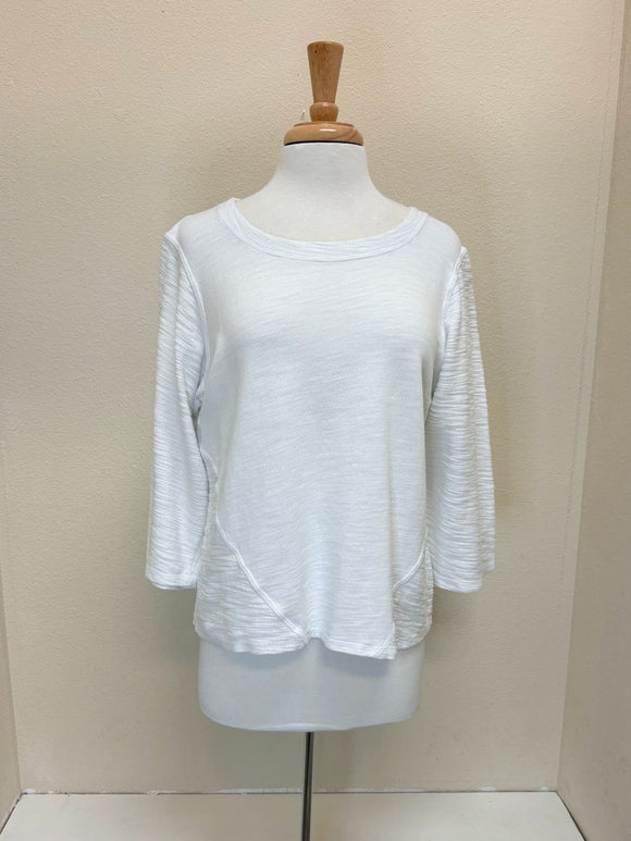 Prairie Cotton by CMC 3/4 Slv Scoop Tee