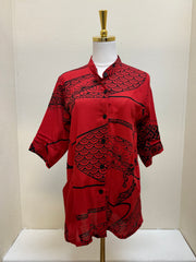 Yasuko Side Pocket Jacket - KW-190n - Red