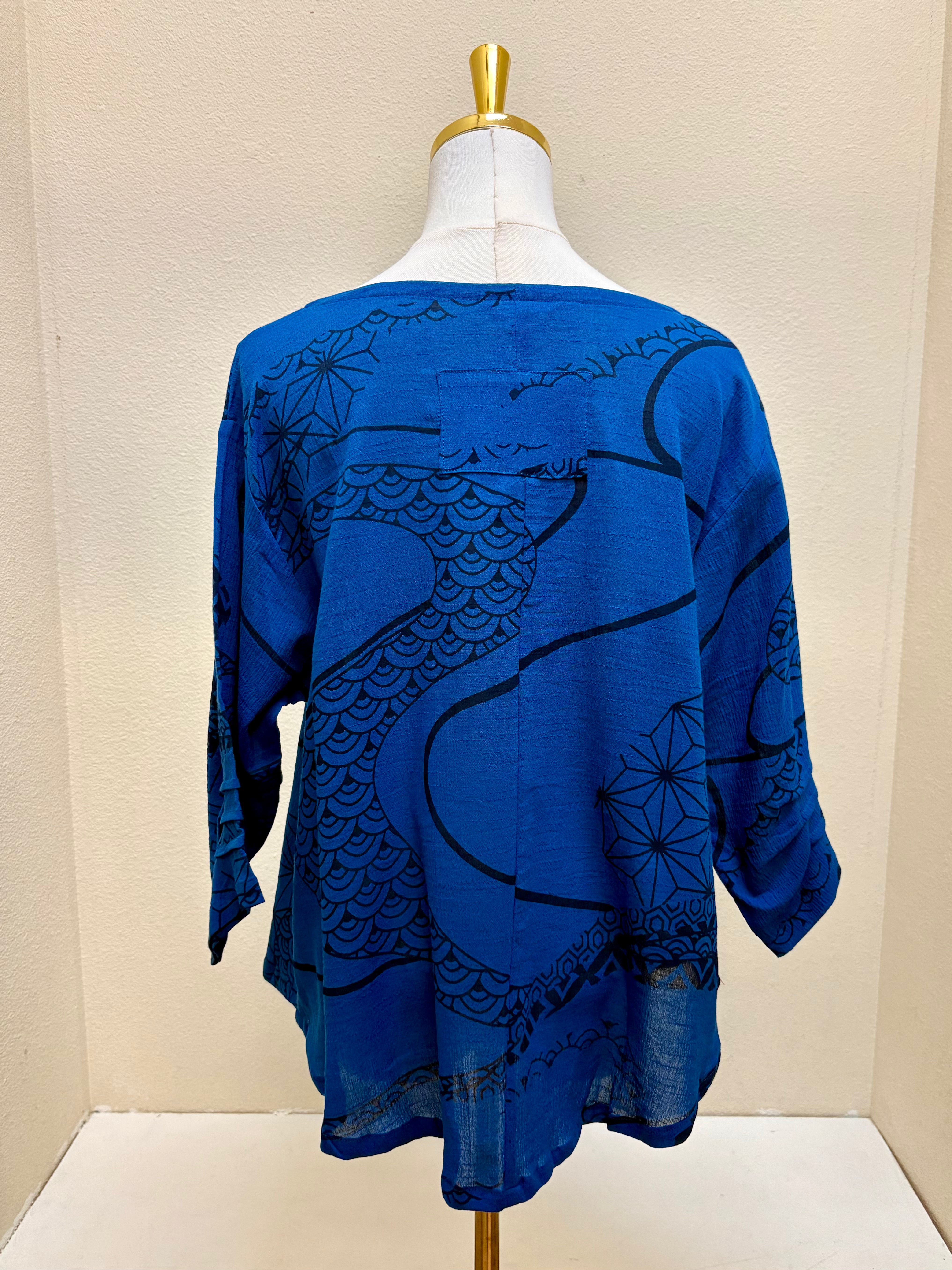 Yasuko Essential Blouse - KW-176 - Indigo