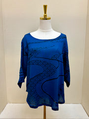 Yasuko Essential Blouse - KW-176 - Indigo