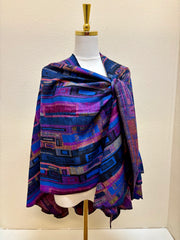 Rapti Cashmere Buckle Shawl - PRINT 10