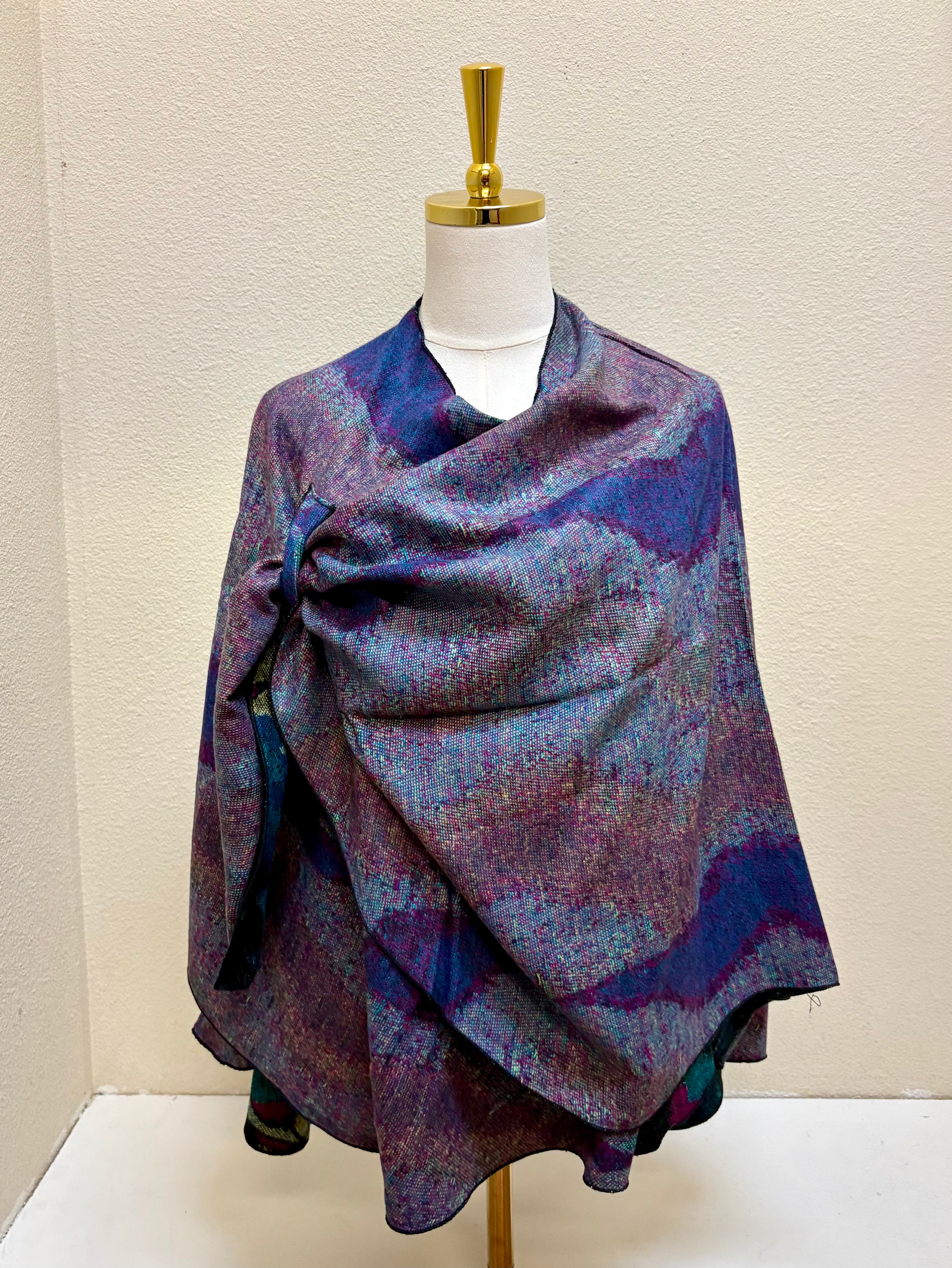 Rapti Cashmere Buckle Shawl - PRINT 55