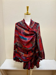 Rapti Cashmere Buckle Shawl - PRINT 3