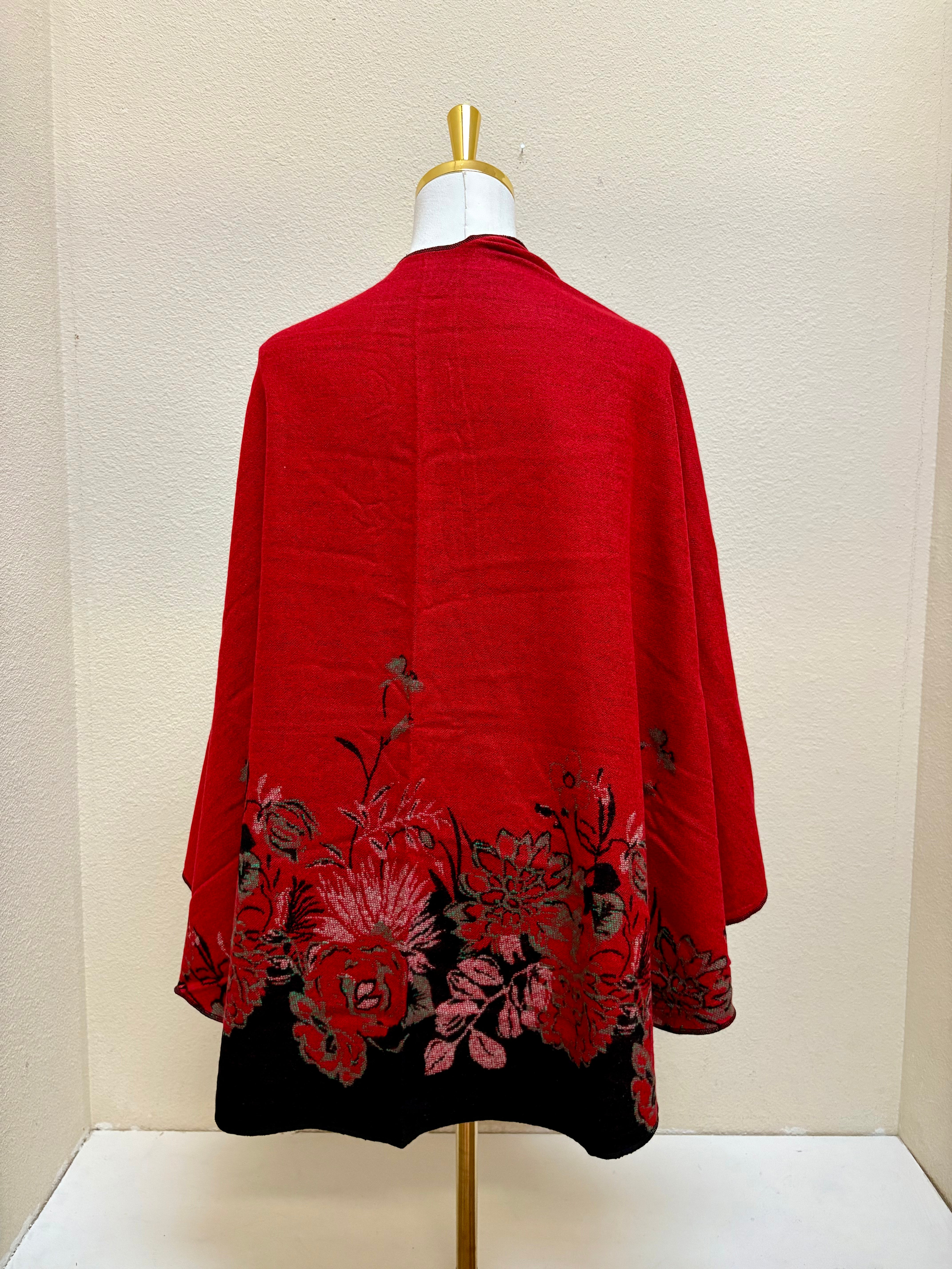 Rapti Cashmere Buckle Shawl - PRINT 77