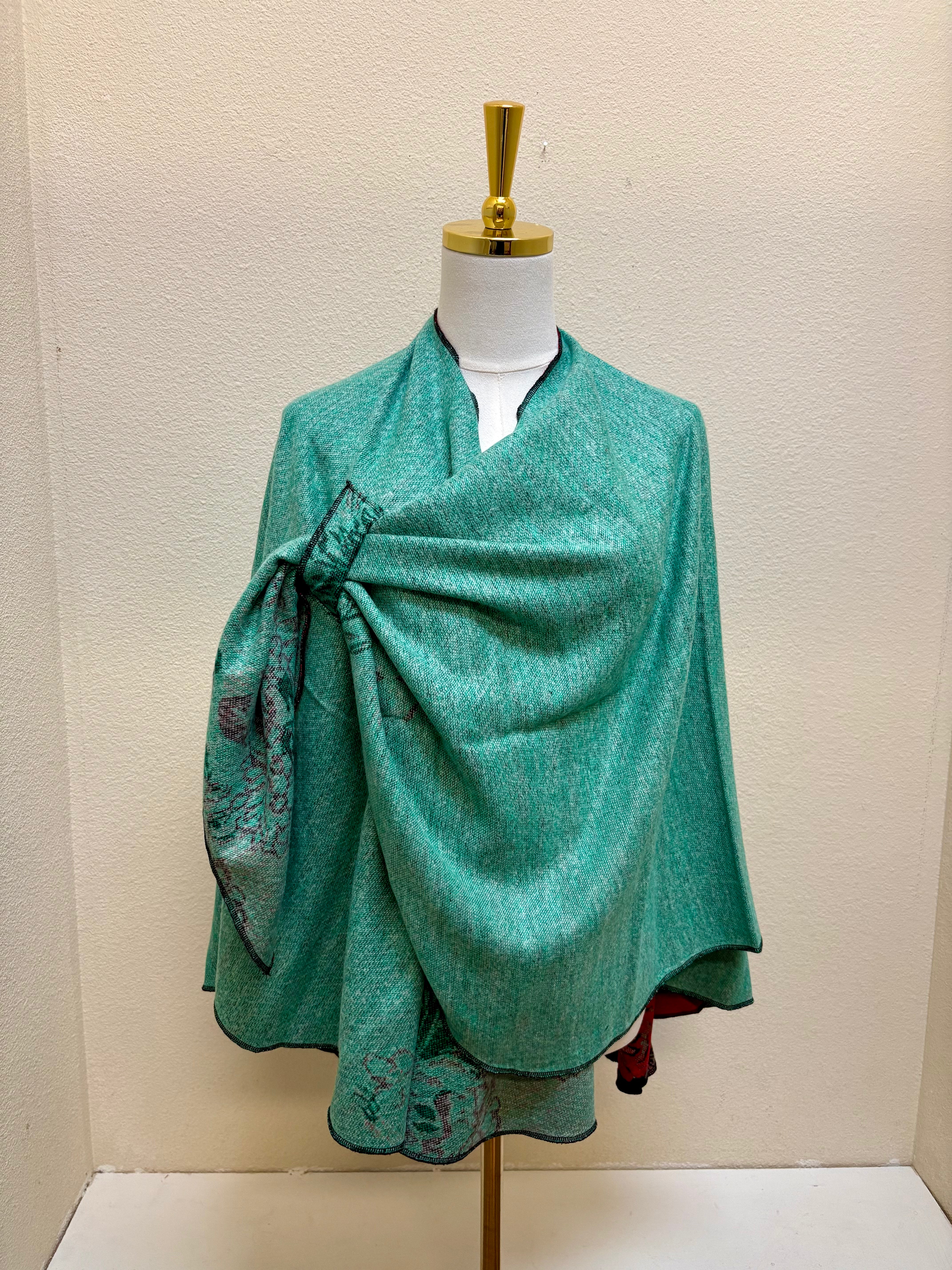 Rapti Cashmere Buckle Shawl - PRINT 77