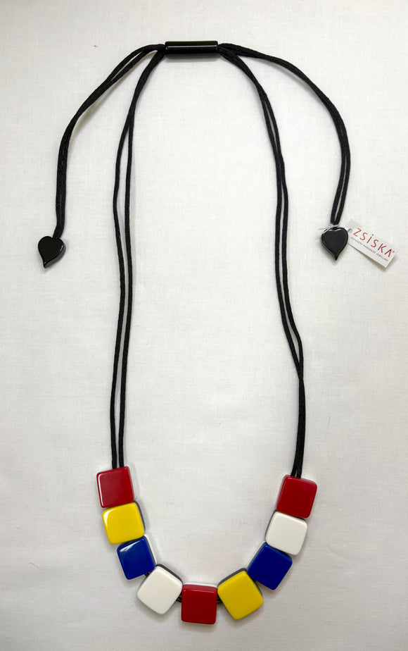 ZSISKA Mondrian Reversible Vertigo Necklace