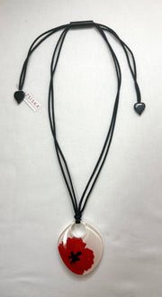 ZSISKA Red Baila Pendant Necklace