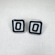 ZSISKA Vertigo Black Pin Earring