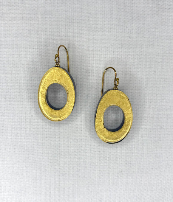 ZSISKA Gold Open Thick Hoop Earring