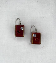 ZSISKA Bliss Luxx Ruby Red Crystal Earring