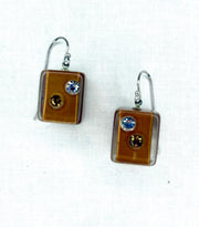 ZSISKA Bliss Luxx Cognac Crystal Earring