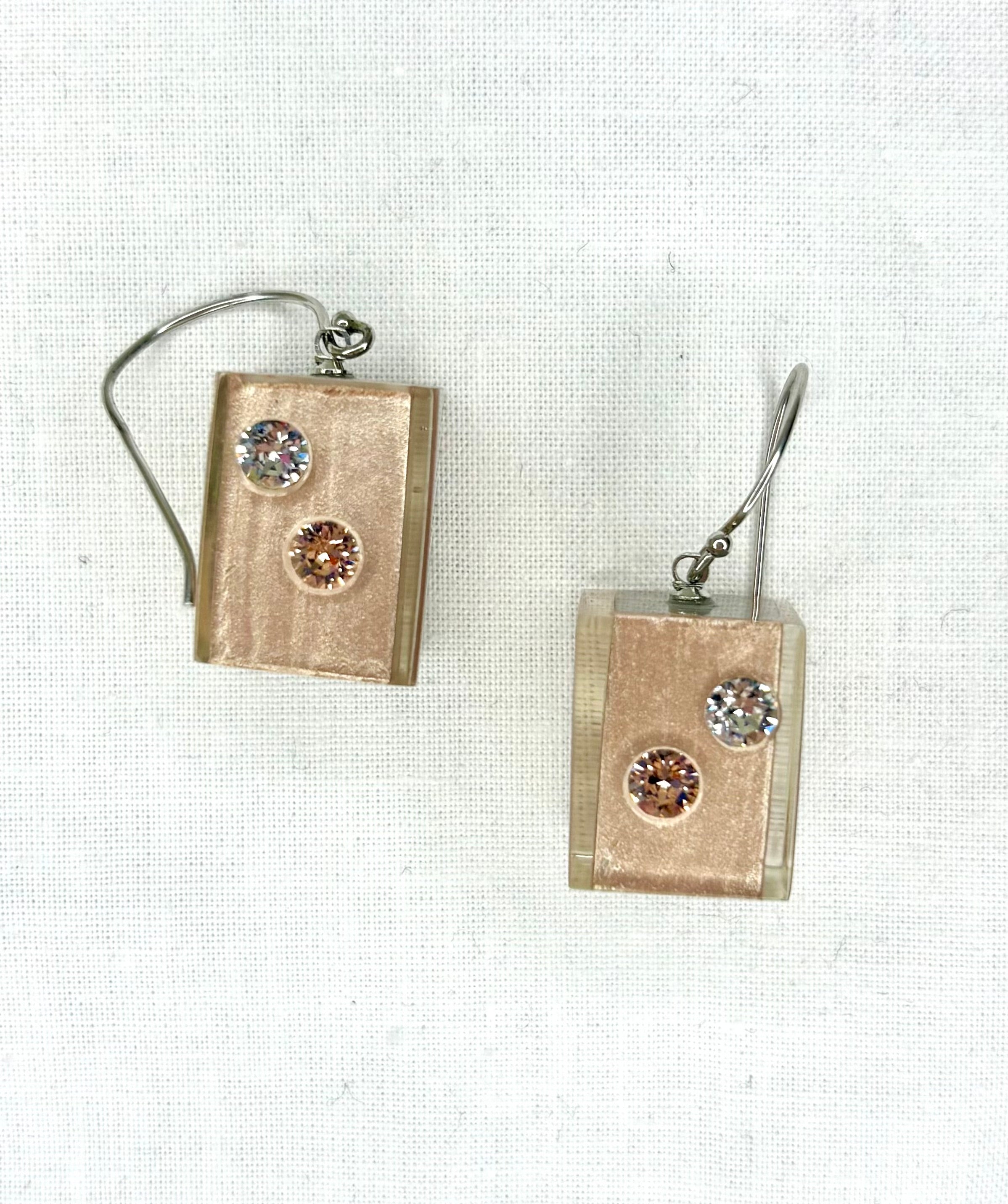 ZSISKA Bliss Luxx Champagne Crystal Earring