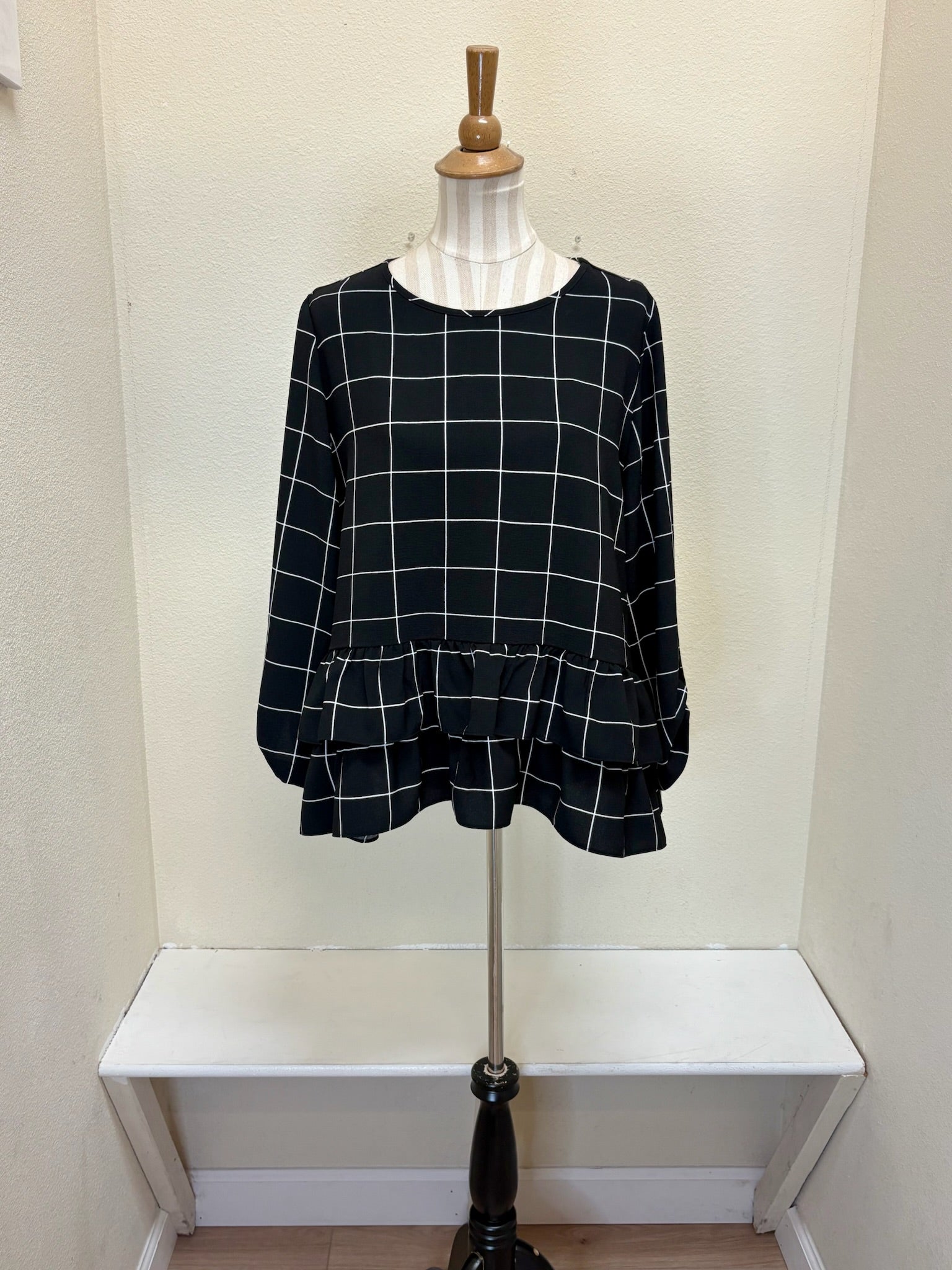 Moonlight Top - 4204BIGCK - BLACK/WHITE