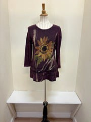 JESS & JANE "WINE SUNBURST" - M66-2159